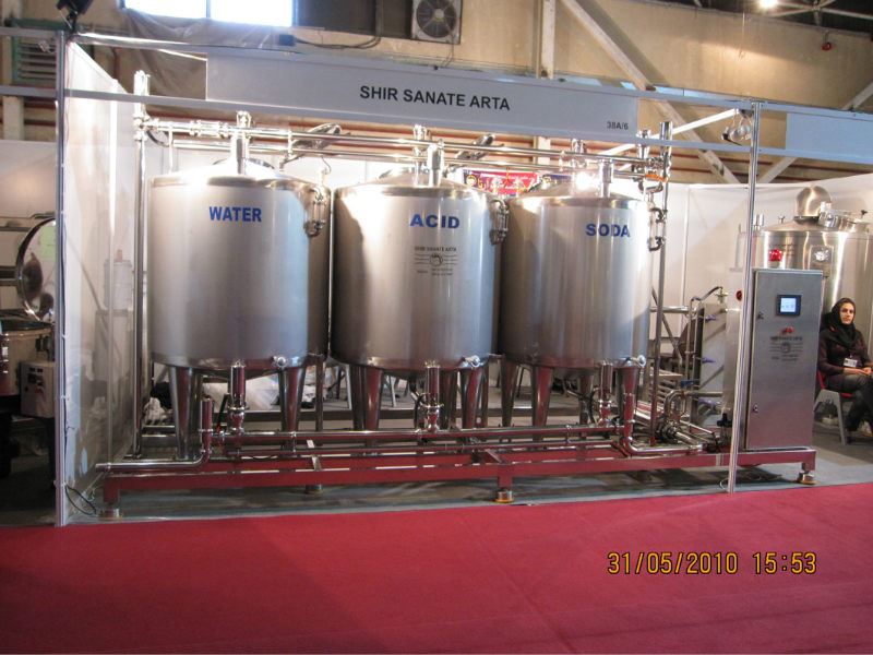 شیر صنعت آرتا سازنده مخزن استیل ، مخزن پروسس تانک ، میکسر هموژنایزر تحت خلاء و مخازن ذخیره آب
