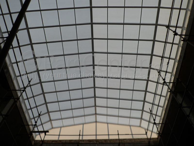 Building skylight _ نورگیر سقف مجتمع تجاری احمدی (اصفهان)